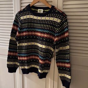 Crazy 8 Kids Colorful Patterned Crewneck Sweater